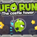 UFO Run. The castle tower