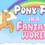 Pony Fly in a Fantasy World